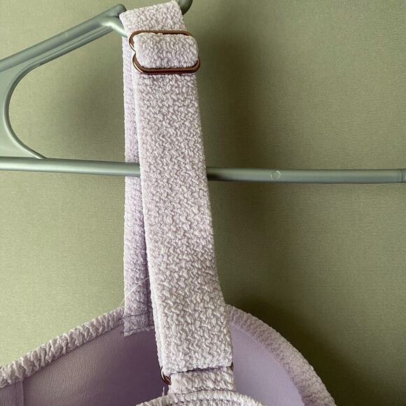 Calia sz S lavander padded bikini top NWT - Picture 5 of 9